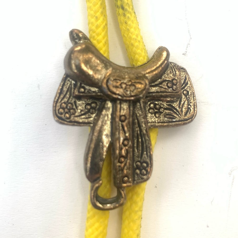Vintage Saddle Bolo Tie